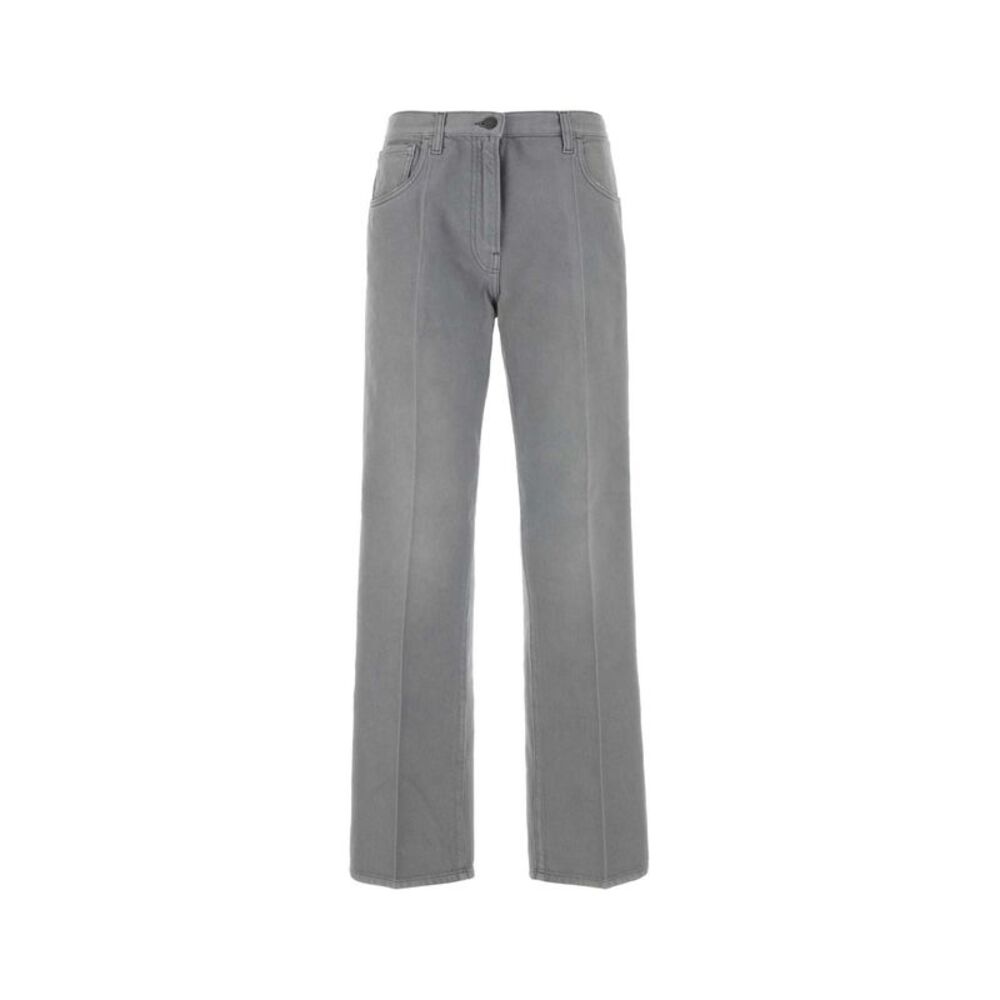 Prada Women Grey Denim Jeans